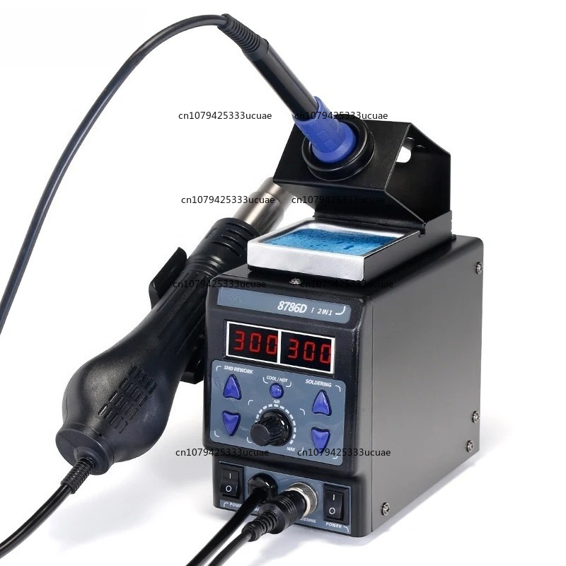 Smd Rework Station Hot Air Soldering 2 In 1 - Паяльная станция 2-в-1 8786DI Модернизированный паяльник