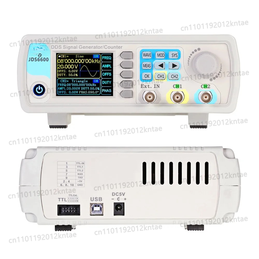 Dual Channel Arbitrary Waveform Function Generator 60Mhz - Генератор сигналов JDS6600 15/30/40/50/60 МГц DDS,