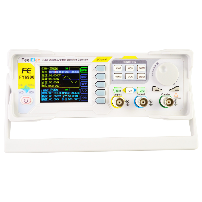 Dual Channel Arbitrary Waveform Function Generator 60Mhz - Новый Двухканальный генератор сигналов произвольной формы