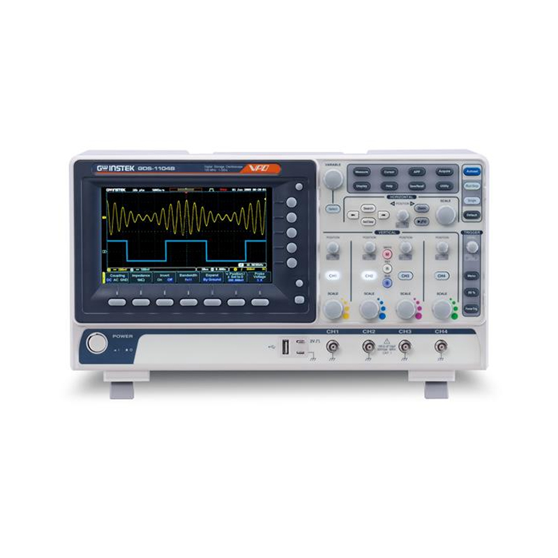 Digital Storage Oscilloscope 4 Channel 100Mhz - GDS-1104B 4-канальный портативный цифровой осциллограф с