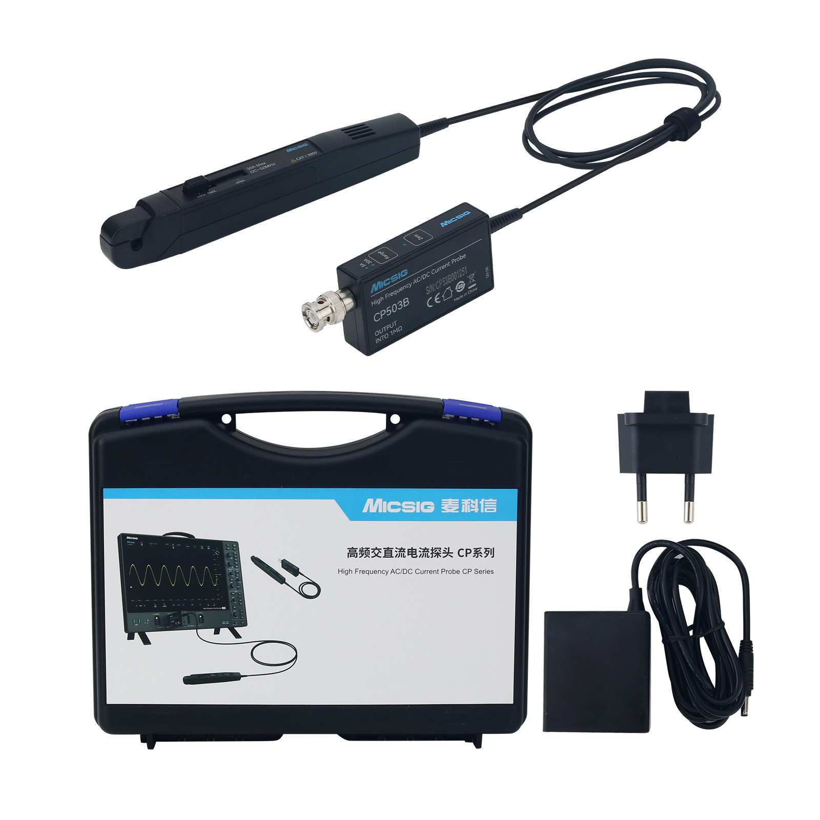 Измерительный токовый пробник  – обзор и цена Current Probe Ac Dc 50Mhz Oscilloscope