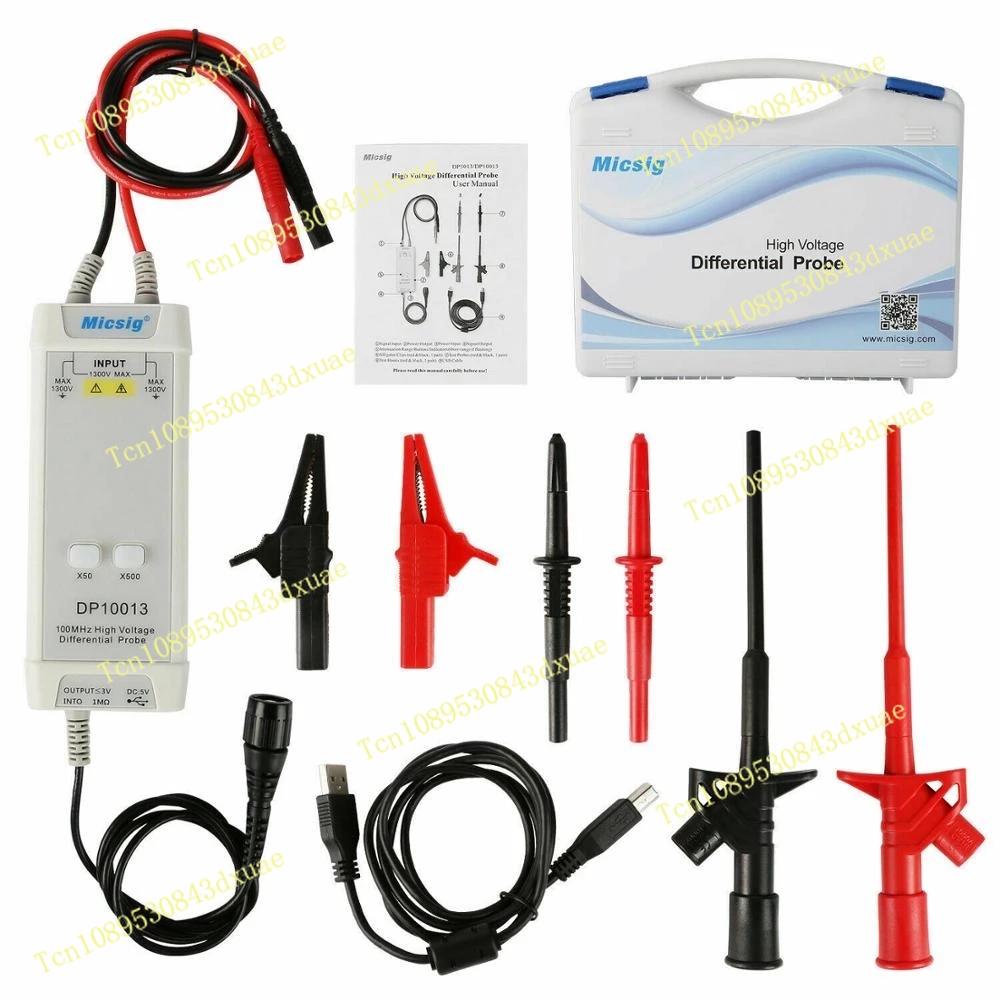 Осциллограф Micsig 2025, высок – обзор и цена High Voltage Differential Probe 100Mhz 1300V