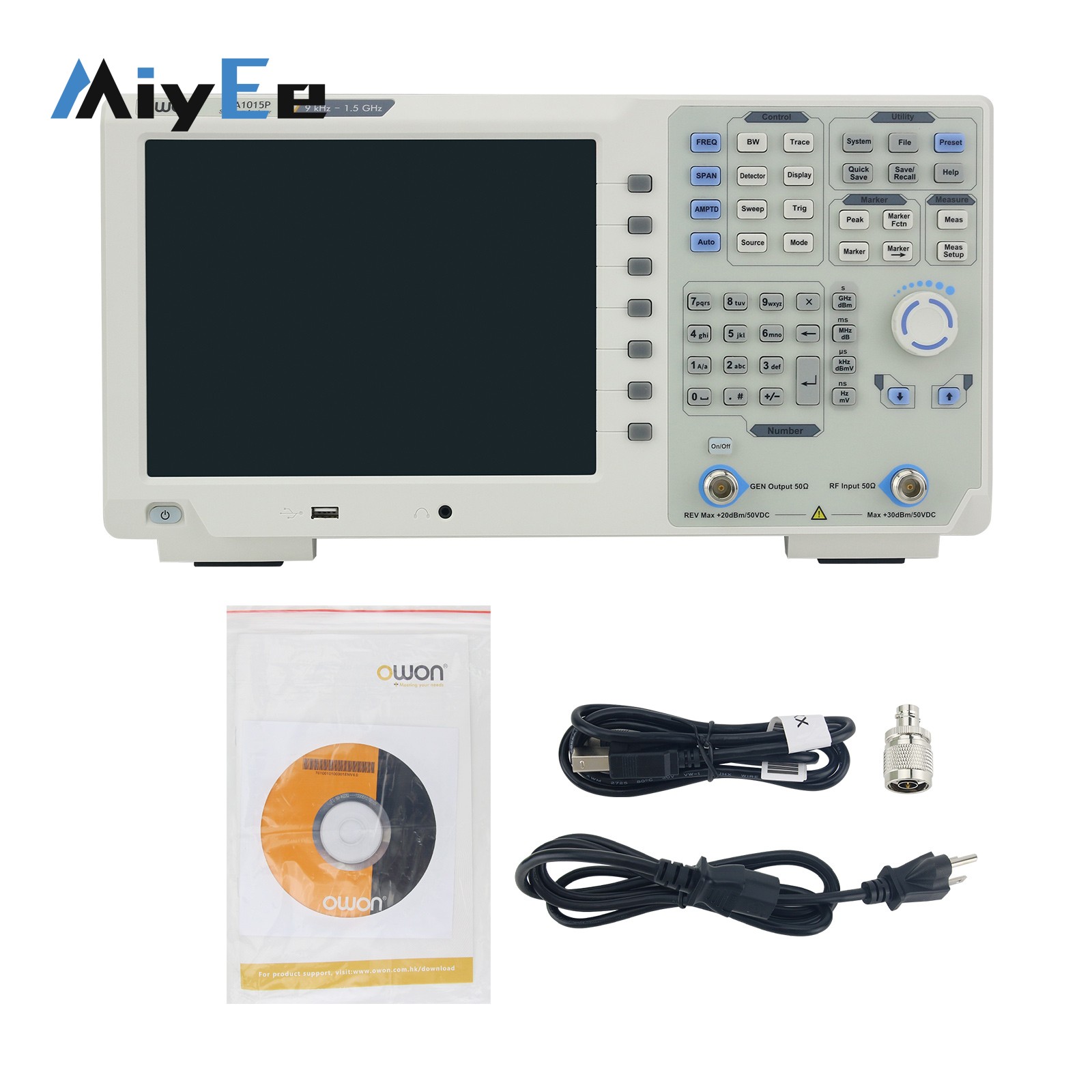 Анализатор спектра OWON XSA101 – обзор и цена Spectrum Analyzer Tracking Generator 1.5Ghz